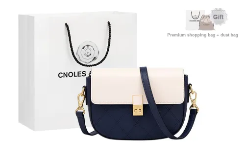 CNOLES Crossbody Bags Off White With Blue