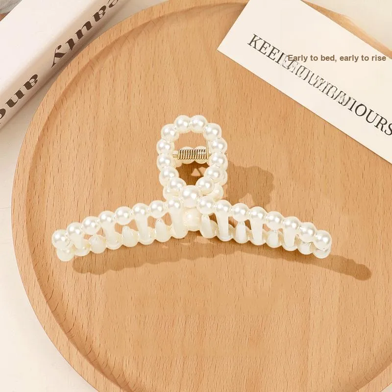 Crafts Women's Faux Pearl Hair Clips Unisex-1
