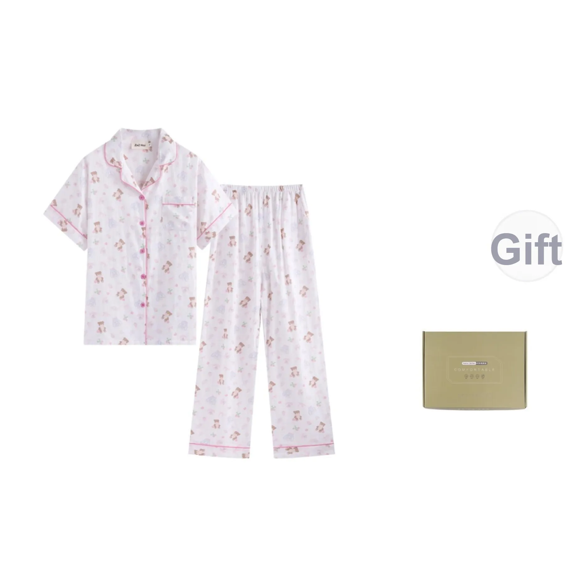 Wabi Town Pajama Подарочная коробка Женские Розовый