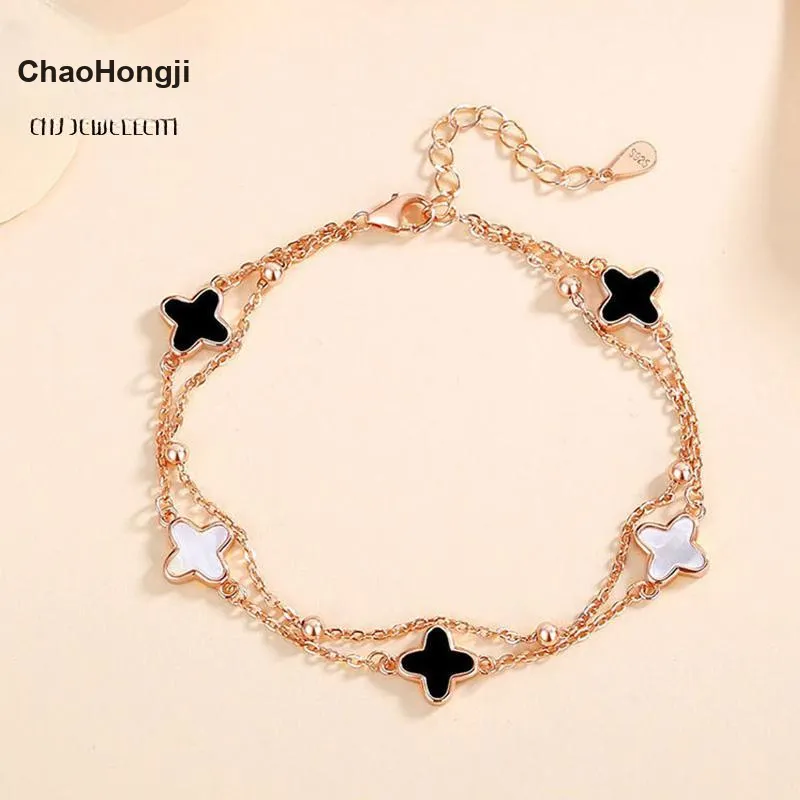CHAOHONGJI S925 Silver Bracelets Women's-1