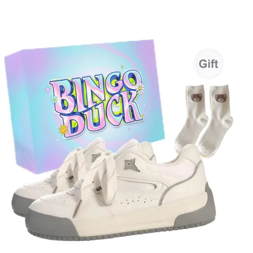 BINGO DUCK Low Top Skateboard Shoes Women's