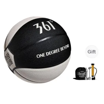 361° PU Basketball Black White Phantom Size 7 Training Unisex