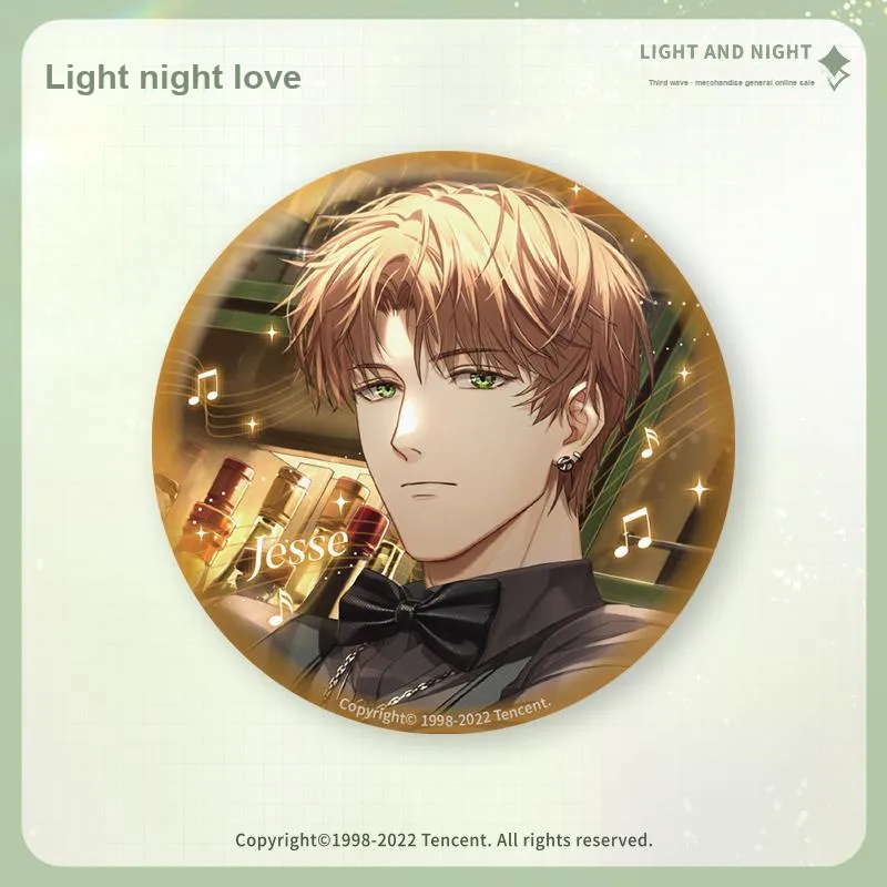 The Love Of Light And Night Character Tinplate Badge ·Third Edition IP Merch-7