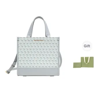 VANESSA HOGAN Pvc Crossbody Bag Tote Bag Shopping Bag Shoulder Bag Handbag Medium Size Women's Gray