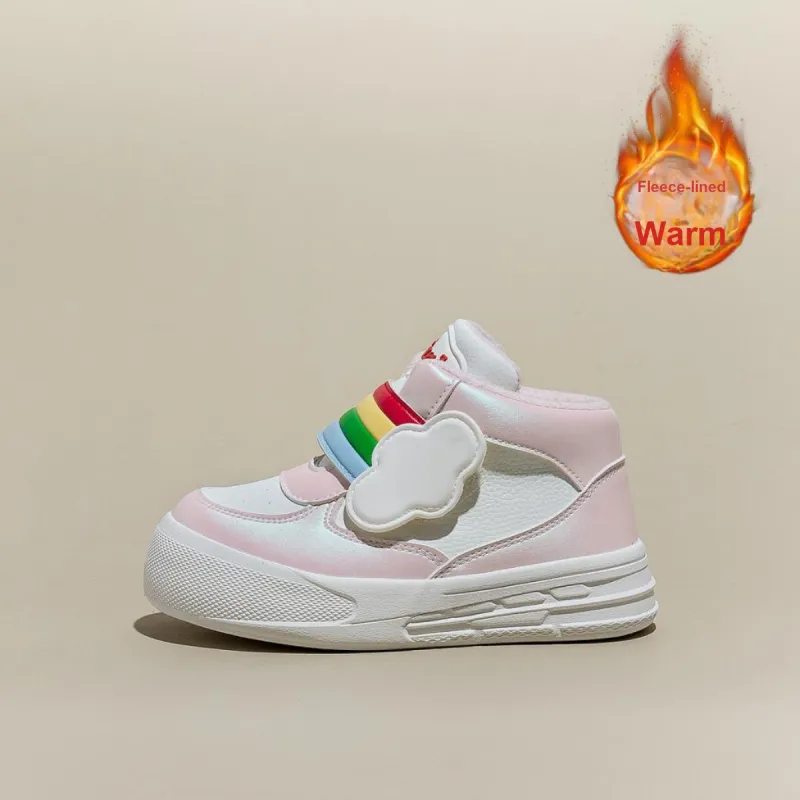 Disney Mickey Series Slip Resistant Thermal Kids' Skateboarding Shoes Kids'-1
