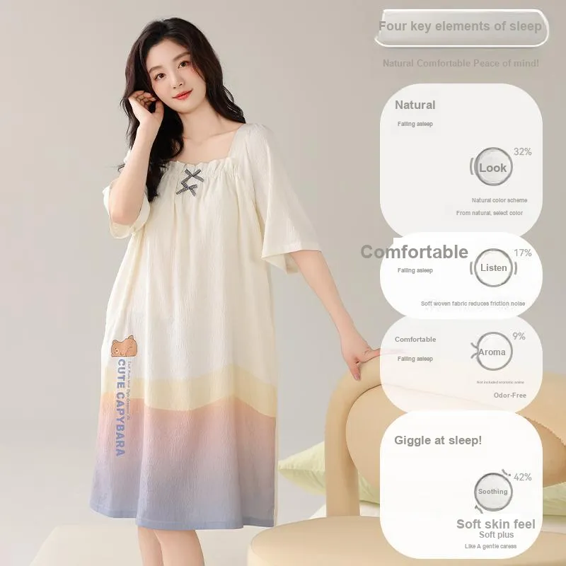 MADALLO Women's Nightgowns-3