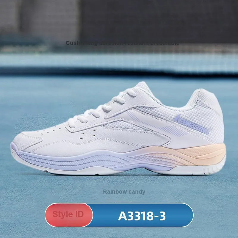 Kawasaki Brocade Fruit Cushioning Anti-Slip And Wear-Resistant Breathable Coverage Low-Top Badminton Shoes Unisex-1