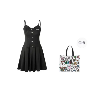 SOIE Slip Dresses Women's Black