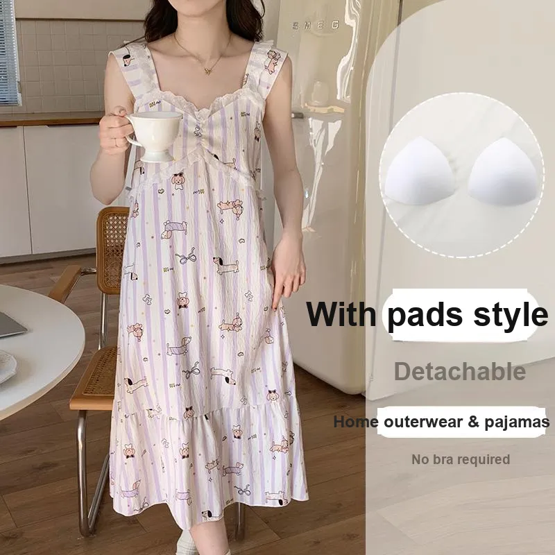 OUSHIBO Nightgown Women's Image Color-5