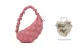 Rose Pink+Puppy Keychain