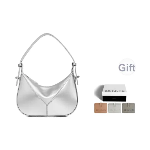 Cthulhu Коровья кожа Сумка через плечо Маленькая Женская серебряная