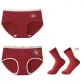 2 Pack (Fu Character Decorations+Joy+Free 1 Pair of Socks)