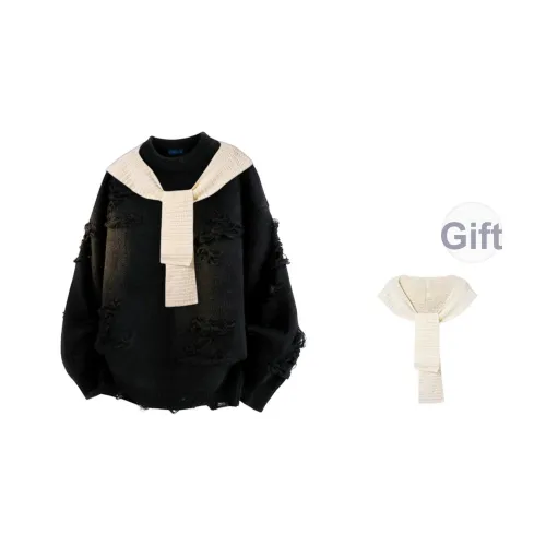 FONDLOOK Свитер Бесплатно Шарф Унисекс