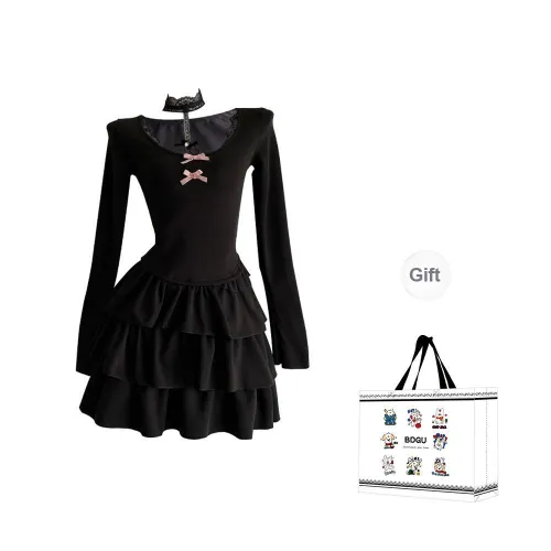 BDGU Long Sleeved Dress Women's Black