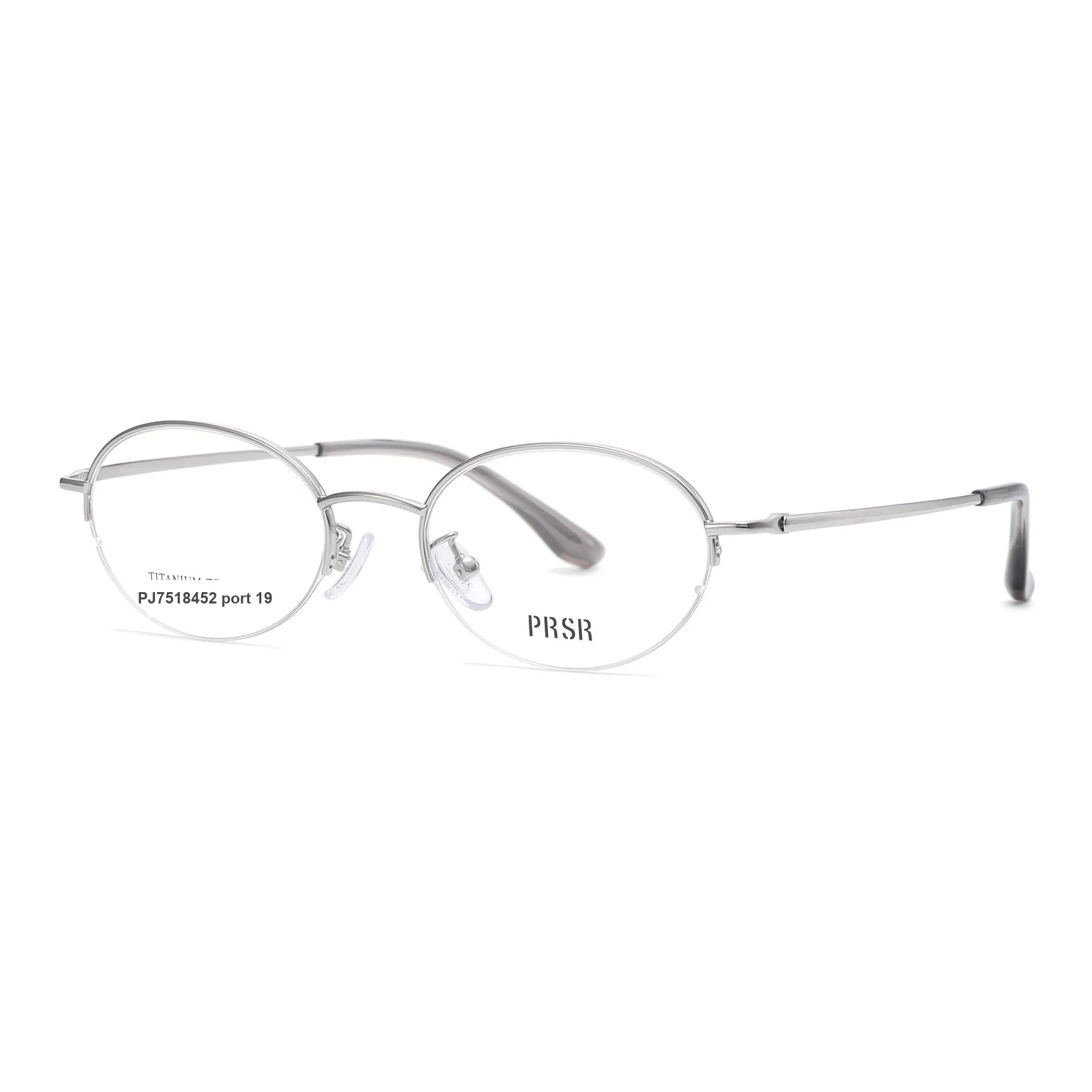 Prsr Alloy Pure Titanium Oval OPTICAL Glasses Unisex