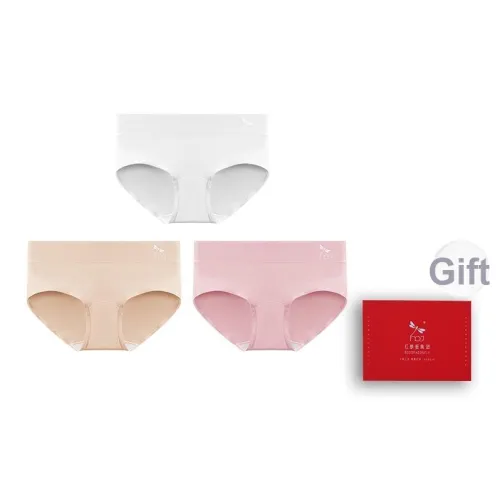 RED DRAGONFLY Хлопковые трусы женские 3 штуки набор в подарочной коробке