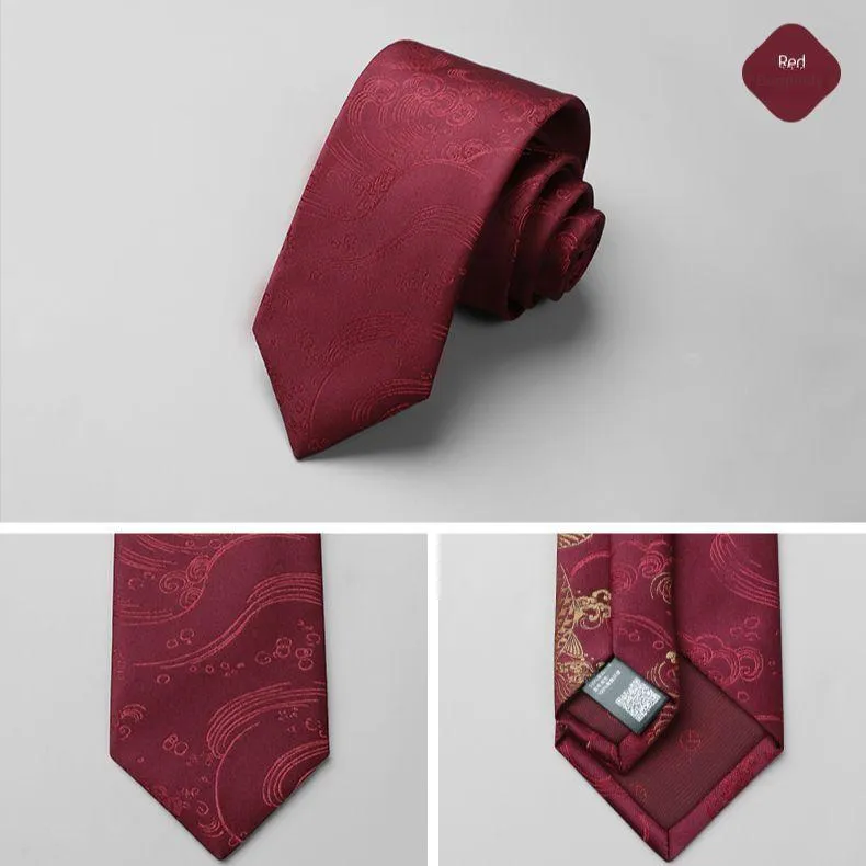 GOLDLION Polyester Tie For Men's-10