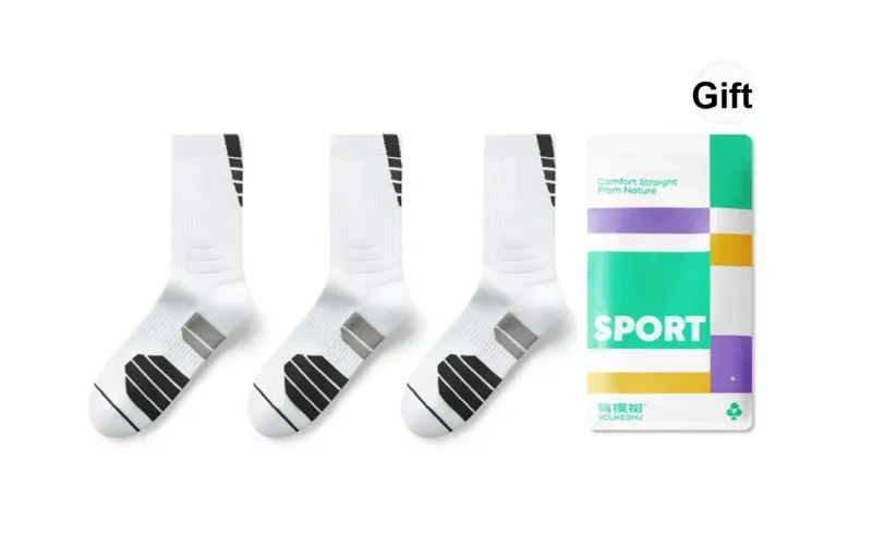 YOUKESHU Basketball Socks Unisex Shopping Bag Combo Set-24