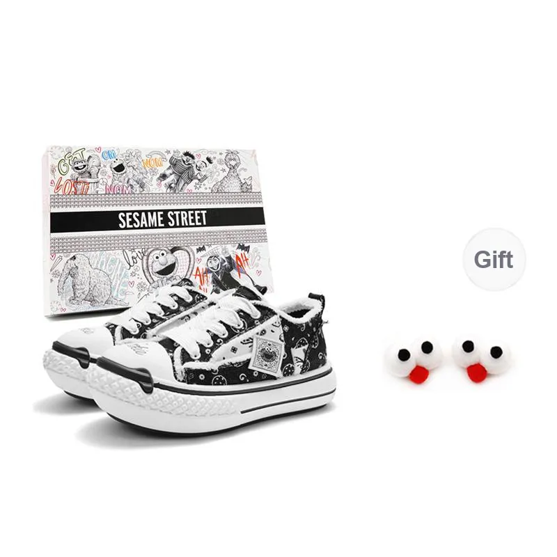 SESAME STREET Platform Canvas Shoes Unisex-28
