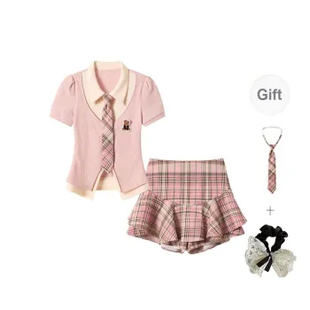 PAVEA Two Piece Skirt Sets Women's