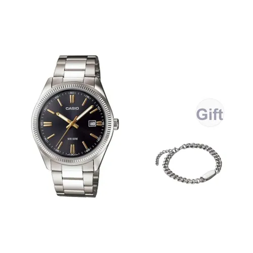 CASIO Кварцевый механизм Часы Мужские Черный циферблат