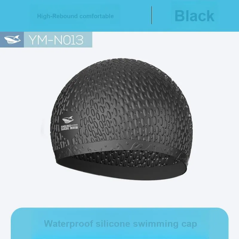 SMILING SHARK Swimming Caps-9