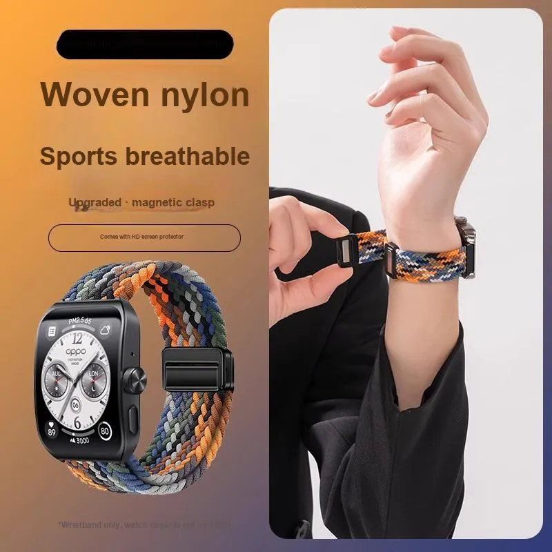 Yu Qing OPPO Compatibility Watch Band 22cm Nylon Material-1