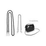 [Leather Chain]110cm+Decorative Chain 35cm