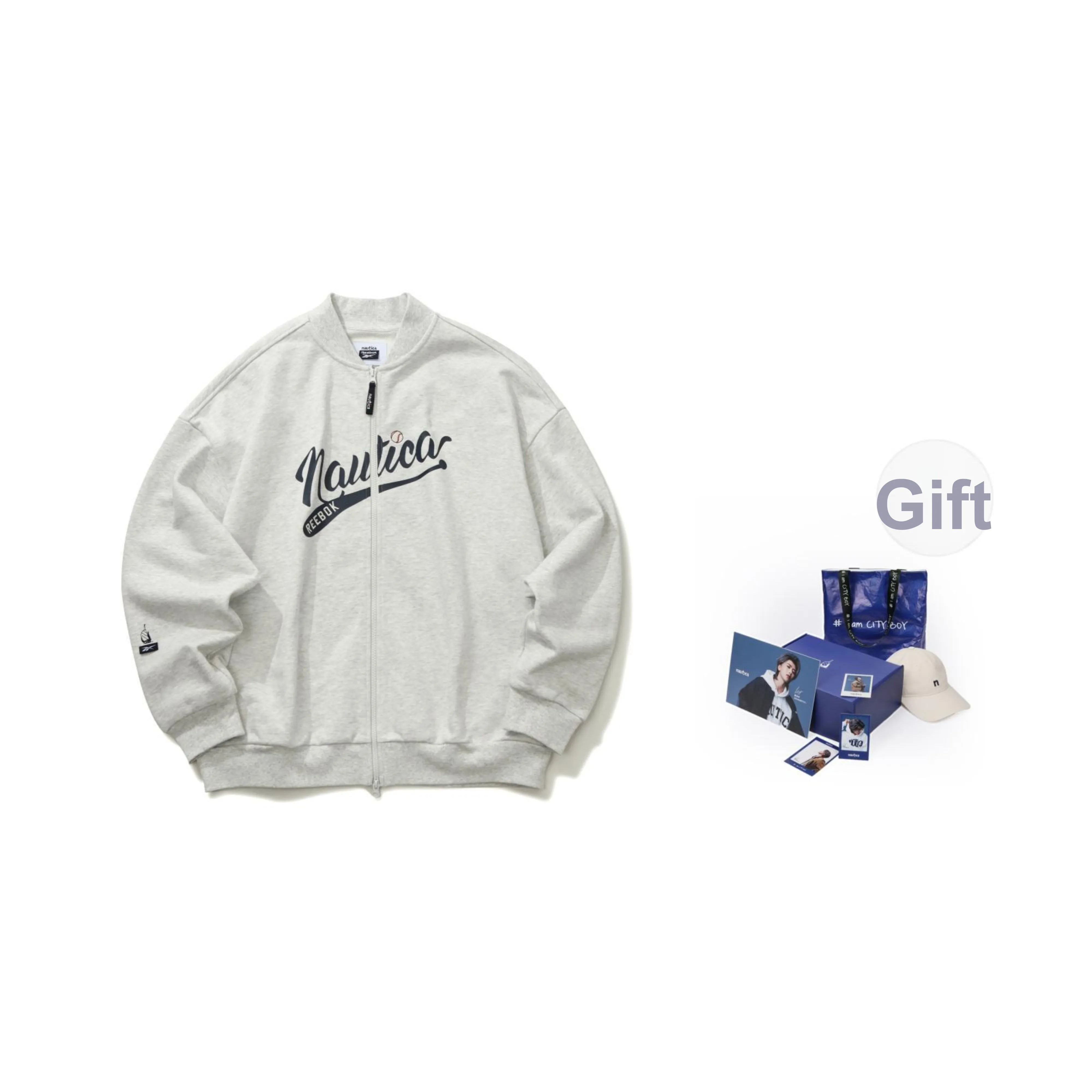 Nautica White Sail Reebok Collaboration Куртка Унисекс