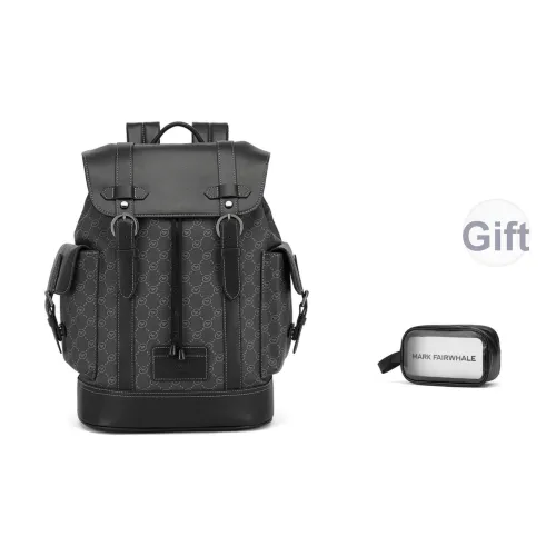 FAIRWHALE Синтетическая кожа Компьютеры Рюкзак Стандартный Мужской Черный