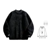 블랙 (포함됨 A Branded 맨투맨)