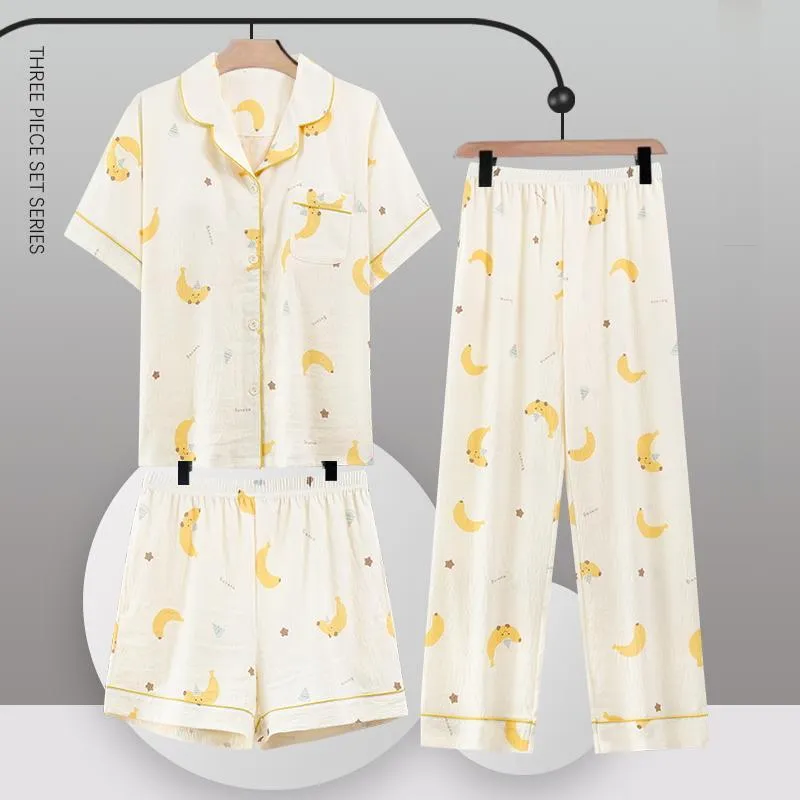 Ta Yan Pajama Set Women's Yellow-5