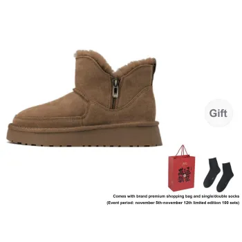 AOKANG Warm Short Snow Boots Women's