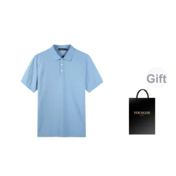 YOUNGOR Polo Shirt Men's Light Blue