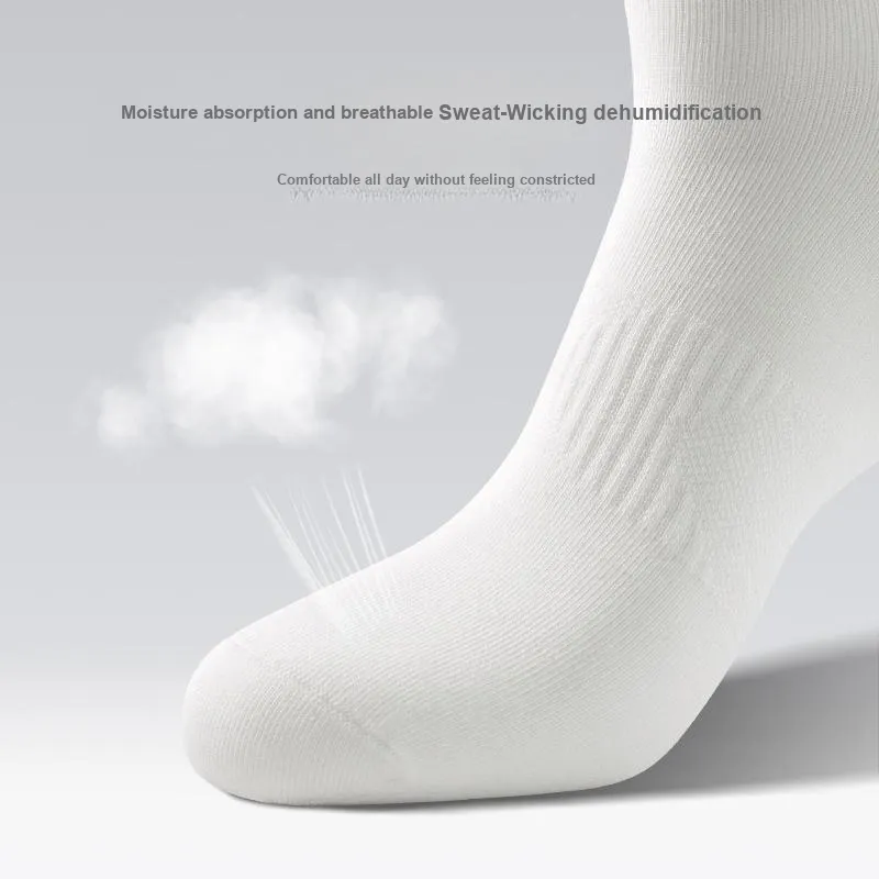 FENTENG Mid-Calf Socks Men's Box 5-Pack-4