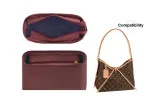 Carryall Medium Size Burgundy (Fleece-Lined with Bra Chain)
