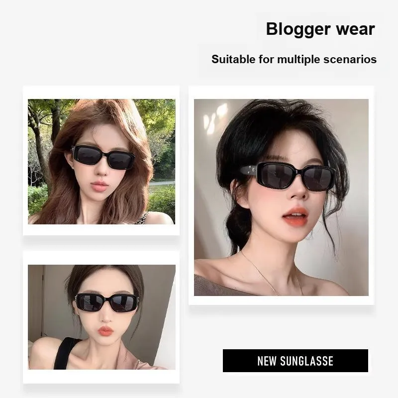 Wood Premium TR/Memory Plastic Square Sunglasses Women's-4