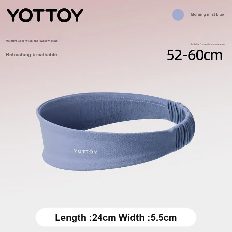 YOTTOY Sweatband, Hair Band Elastic Moisture Absorption, Sweat Channeling Fitness Yoga Running Jump Rope Dancing Unisex-1