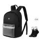 Backpack[Black]with Free Exclusive Socks