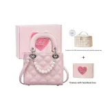 Pink+Heartbeat Box+Chanel-Inspired Makeup Bag