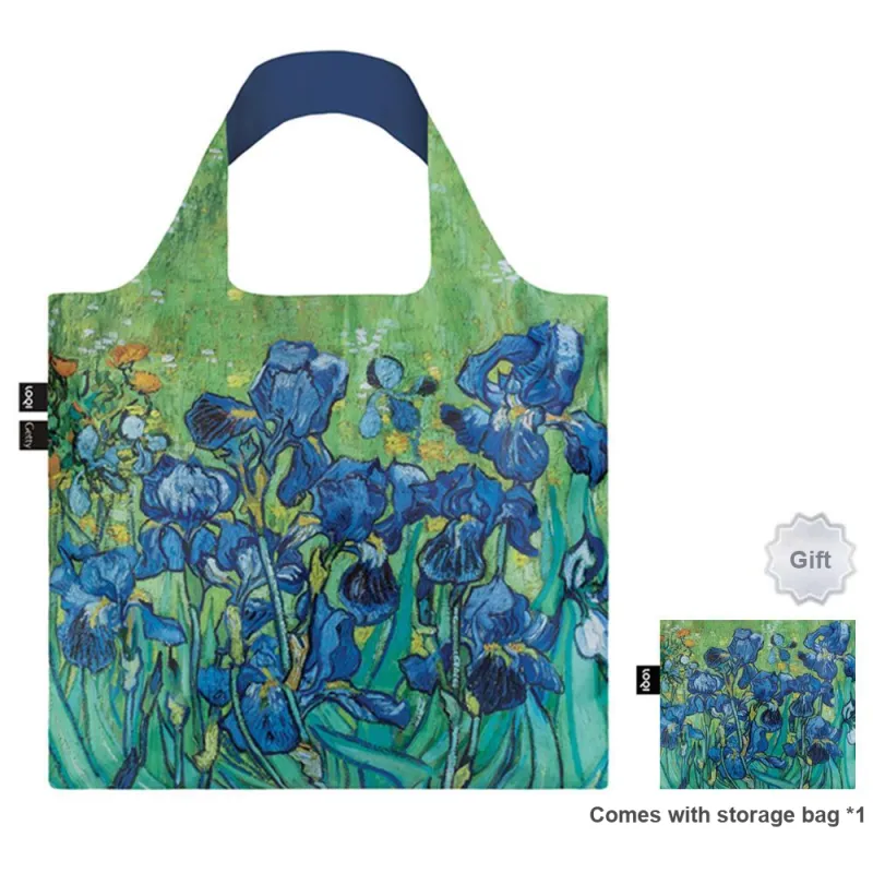 Loqi Recyclable Polyester Tote Bag Shopping Bag Shoulder Bag Handbag Women's Multicolor-8