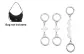 White Four-Leaf Clover Extender Chain 9.5cm*2+Pearl Extender Chain 13.5cm