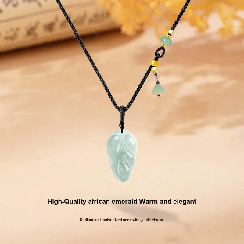 MISS TOOYA African Emerald Necklaces Women's-2