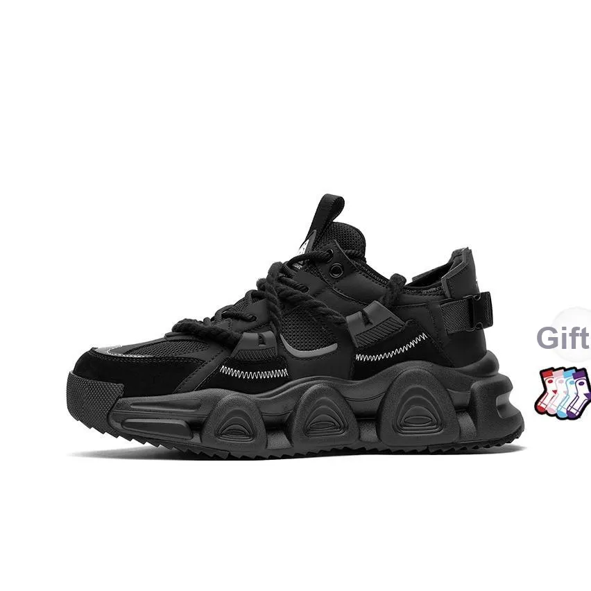 Masongarments Windstorm Collection Chunky Sneakers Unisex Low top Black