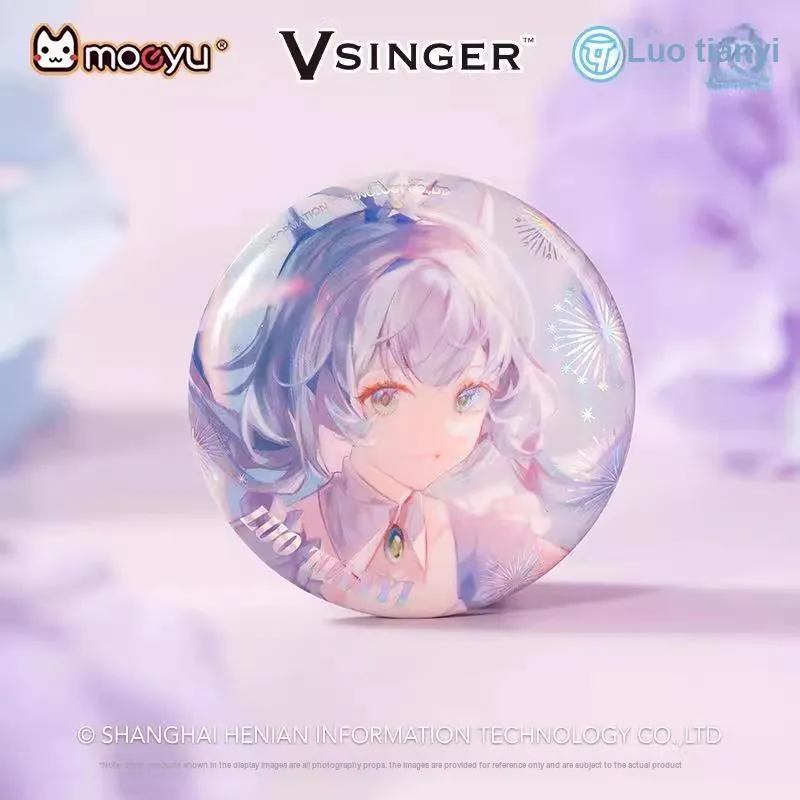 MOEYU Quirky Night Collection Luo Tianyi Vsinger Tinplate Anime Tinplate Large/Small Badge-6