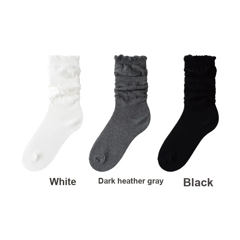 H YXIANG Mid Calf Socks Women's Combo Set-7