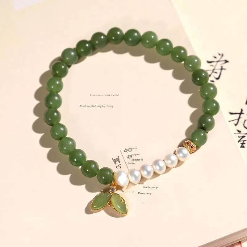 QIAOWUQIAONV Bracelets Jasper Women's-3