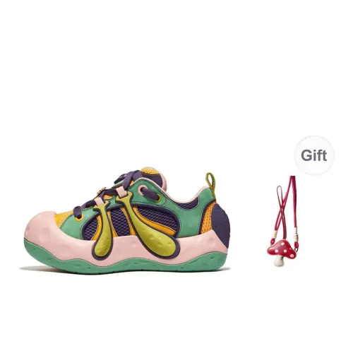 Palladium Paladin Poison Mushroom Casual Shoes, Fashion Trend Low Top Skateboard Shoes Unisex Aqua Green Blue Pink