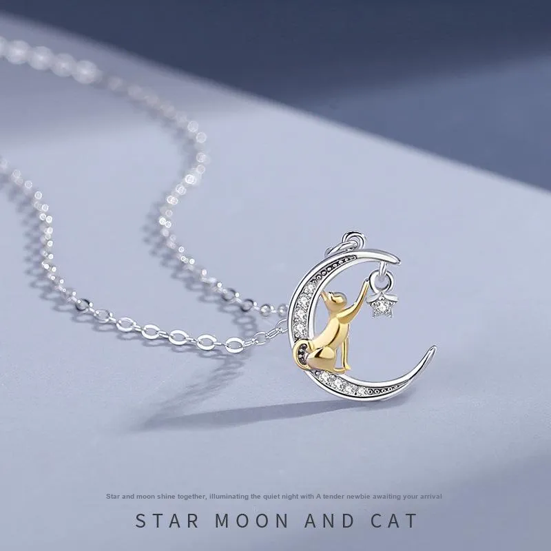 DAWO 925 Sterling Silver Necklaces Women's-3