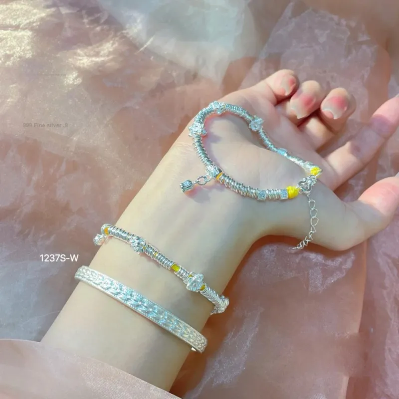 BMK S999 Fine Silver Bracelets Women's-1